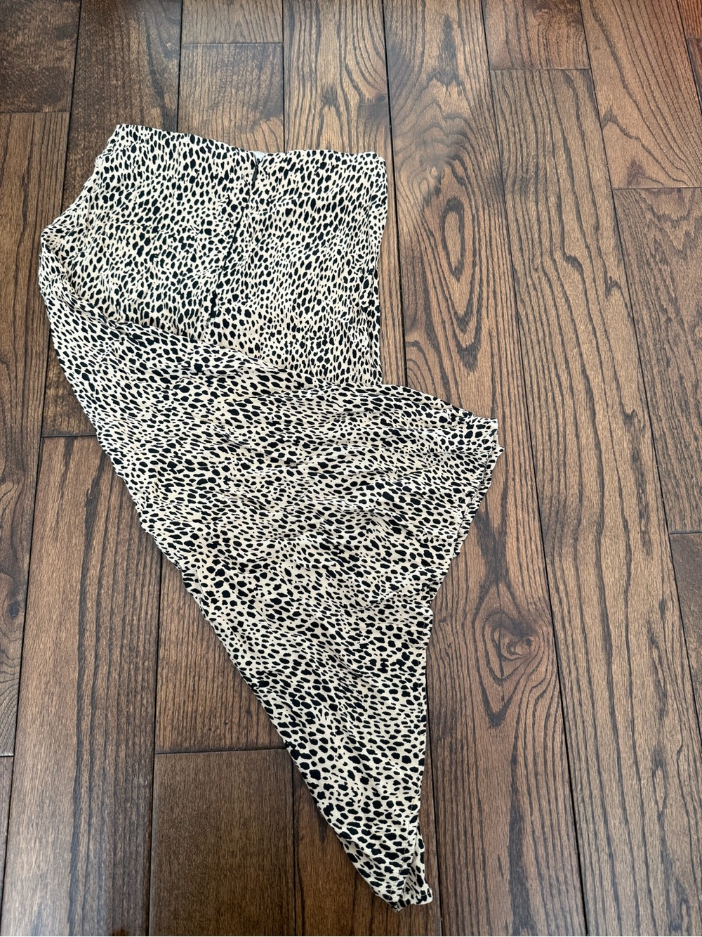 Brandy Melville Leopard Midi Skirt - Brown & Cream - Picture 6 of 6